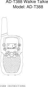 Here's how to use it. Adt388 Walkie Talkie User Manual T388ctcss English Manual 3 Advantage Industries