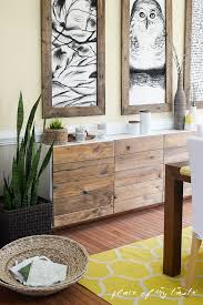 How To Make An Ikea Cabinet Look Like A West Elm Stunner Ikea Buffet Ikea Cabinets Ikea Furniture Hacks