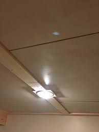 In a basement with a short ceiling. How To Finish A Diy Basement Ceiling Basement Series 2 Grand Little Place
