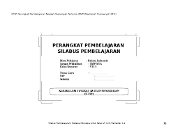 Vii (tujuh) /1 (satu) : Download Silabus Bahasa Indonesia Kelas 7 Guru Paud