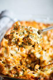 No Boil Pasta Bake With Sausage Spinach Fed Fit Recipe Fed And Fit Entree Recipes Pasta Bake