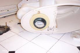 After 6 months the toilet bowl developed a leak where it met up with the closet flange. Toilet Repair How To Replace A Broken Toilet Flange Gardenfork Eclectic Diy