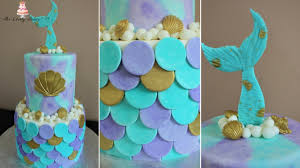 Choose from a variety of designs, flavors, and characters, including frozen cakes and star wars cakes. Mermaid Cake Tutorial Youtube