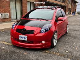 Two tests of a 2007 yaris were conducted. 2007 Toyota Yaris Le With 17x8 25 Xxr 527 And Nankang 205x45 On Lowering Springs 1502460 Fitment Industries