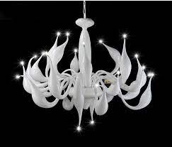 Italy Swan Chandelier Modern Murano Chandeliers Creative Art Glass Chandelier Light 24 Head White C Modern Murano Chandelier Chandelier Creative Modern Murano