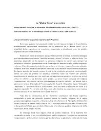 La pachamama, o madre tierra, es la más popular de las creencias mitológicas de la región andina que aún sobrevive con fuerza en numerosos lugares de jujuy. Pdf La Madre Tierra Y Sus Cultos