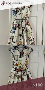 Add sweet fluttery style to her look with this white alphabet dress. Ted Baker Alphabet Floral Dress Tb3 Clothes Design Floral Dress Dresses