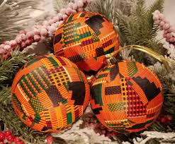 Kente African Ornaments Bright Orange Kente Great For Christmas Or Kwanzaa Decorations Or Bowl Fillers African Christmas Christmas Crafts Decorations Christmas Ornaments