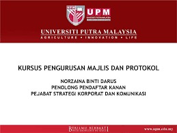 Segera tentukan tanggal lamaran anda agar dia tidak menunggu terlalu lama hee. Kursus Pengurusan Majlis Dan Protokol Norzaina Binti Darus Penolong Pendaftar Kanan Pejabat Strategi Korporat Dan Komunikasi Ppt Download