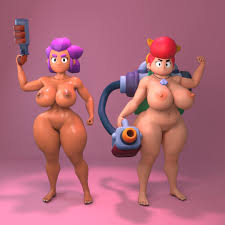 Rule 34 Dev - 2girls 3d barefoot brawl_stars breasts casual completely_nude  completely_nude_female dark_skin female female_only full_body gun human  mrvector_3d multiple_girls naked naked_female nude nude_female pale_skin  pam_(brawl_stars) pussy shelly ...