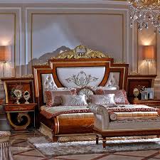 The look of wood furniture is classic and timeless. Europe Classic Style Beech Solid Wood Bedroom Furniture