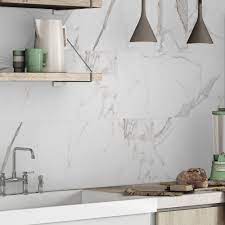 Shop our premium range of marble tiles at the best prices online now. Matt Carrara Marble Effect 60x30 Tiles Marble Tile Backsplash Kitchen Marble Tile Kitchen Marble Backsplash Kitchen