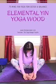 Join Me In This Elemental Yin Yoga Practice Focused On The Element Of Wood Which Is Associated With Deto Yin Yoga Yin Yoga Benefits Yoga Routine For Beginners
