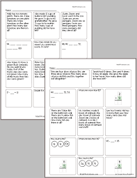 Help your kids understand why we use math with our worksheets. Word Problem Worksheets For 1st Graders Free With No Login Mathworksheets Com