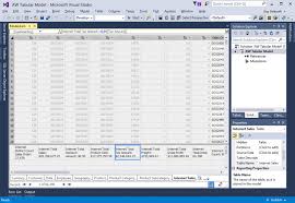 Improving The Measure Grid In Ssdt Tabular Relational Database Management System Microsoft Visual Studio Database Management System