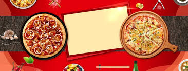 Pizza Overlooking The Red Background Of Literature And Art Red Background Pizza Art Art