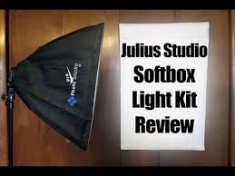 Julius Studio Softbox Light Kit Review Youtube