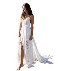 Please read our rules before you submit a post, or it may be removed. Nanger Damen Spitze Chiffon Hochzeitskleider Standesamt Lang Mit Trager Boho Brautkleider Strand Bekleidung Kleider Suenaacampo Com