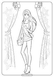 Free printable barbie and horse coloring pages. Free Printable Barbie Coloring Pages 08 Barbie Coloring Pages Barbie Coloring Superhero Coloring Pages