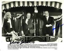 My Fellow Americans Movie Cast - Autographed Signed Photograph co-signed  by: James Garner, Lauren Bacall | HistoryForSale Item 284452