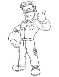 Ausmalbild Feuerwehrmann Sam In 2020 Ausmalbilder Feuerwehrmann Sam Feuerwehrmann Sam Ausmalbilder Feuerwehr