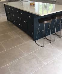 Mediterranean patterned encaustic cement tile ideas. Case Study Stone Flooring Perfect For A Navy Blue Kitchen Natural Stone Consulting