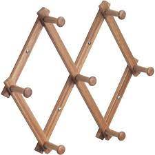 Interdesign Wood Expandable Rack Bamboo Walmart Com Interdesign Bamboo Towels Wood Rack