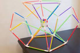 Your egg drop protection device is now finished! How To Build An Egg Drop Container With Straws Egg Drop Project Egg Drop Contest Egg Drop