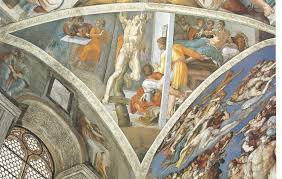 The Punishment Of Haman Painting Sistine Chapel Ceiling Art