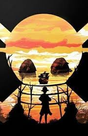 Sunset Luffy One Piece Manga One Piece Anime Anime Wallpaper