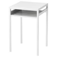 Nyboda Side Table W Reversible Table Top White Gray Ikea Ikea Side Table Side Table Ikea Coffee Table
