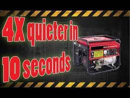 Following our recommended specifications, the champion quiet technology portable power generator is the best solution on the market. 4x Quieter Generator In 10 Seconds Youtube