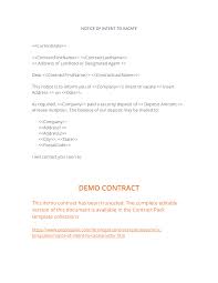 Notice Of Intent To Vacate Property Letter Lettering Intentions Being A Landlord