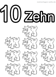 Dieses ausmalbild können sie kostenlos herunterladen und in hochauflösung ausdrucken. Malvorlage Zahlen Ziffern 10 Malvorlagen Vorlagen Ausmalbilder Zum Ausdrucken