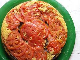 Vegetarian Maqluba Rice Layered With Tomatoes Eggplant And Cauliflower Recipe Recipe Serious Eats Eggplant Recipes Recipes
