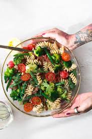 Vegan Lemon Tahini Pasta Salad Crazy Vegan Kitchen Recipe Tahini Pasta Pasta Salad Vegan Kitchen