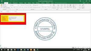 Downloud Aplikasi Stempel Excel Otomatis Bisa Edit 2019 Aplikasi Desain