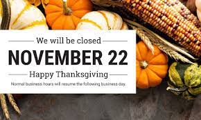 What year was thanksgiving on november 22. Closed Thanksgiving Day Pho Thien Vietnamese Kitchen