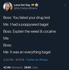 Feb 07, 2019 · chris redfield is a playable character and one of the main protagonists of the resident evil series, debuting in the first resident evil game and being one of the main protagonists in some of the subsequent games. Boss You Failed Your Drug Test Me I Had A Poppyseed Bagel Boss Explain The Weed Cocaine Me It Was An Everything Bagel 2252 Pm 8 11 19 Twitter For Iphone