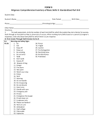 Image result for Brigance Screen