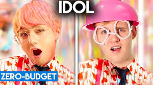 K Pop With Zero Budget Bts Idol Youtube Parody Videos Ariana Video Bts Memes Hilarious