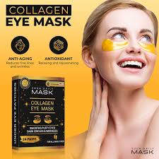 Máscaras de colágeno para los ojos, parches para debajo de los ojos,  reducen las ojeras, ojos hinchados, tratamiento de arrugas, almohadillas de  colágeno para los ojos, antiarrugas, bolsas debajo de : Belleza y Cuidado  Personal