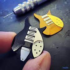 Snapshot Of The Handmade Guitar Lapel Pins Handmade Guitar Guitar Pins Guitar