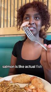 Funny Reactions of Vegan Salmon