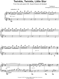 David Nevue Twinkle Twinkle Little Star Sheet Music Piano Solo In G Major Download Print Sku Mn0151913