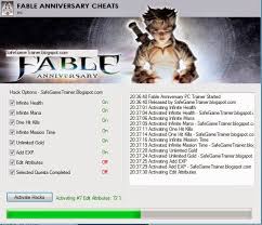 In fable ii pub games, an unlockable concept art shows a map of a . Fable Anniversary Cheats Synfasr