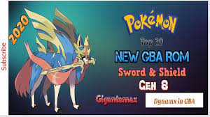Top 20 Pokemon Sword And Shield Gba Rom April 2020 Gen 8 Gigantamax Dynamax Galar Forms More Pokemon Sword And Shield Pokemon Sword Gba