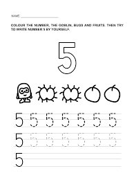 Number 5 Worksheets For Children Numbers Preschool Worksheets Free Writing Practice