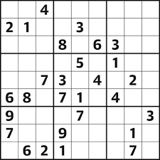 Just place the digits from 1 to 9 in each empty cell. Sudoku 4 119 Easy Life And Style The Guardian