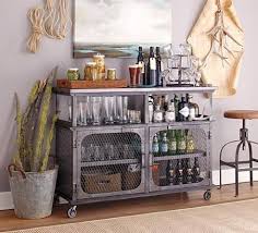 21 Beautifully Styled Home Bars That Will Make You Want To Throw A Party Pronto Industrial Bar Cart Bars For Home Bar Furniture